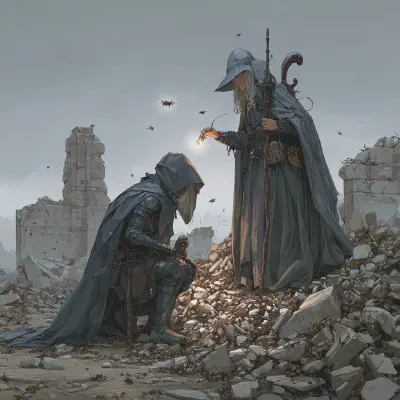 Investigating the rubble